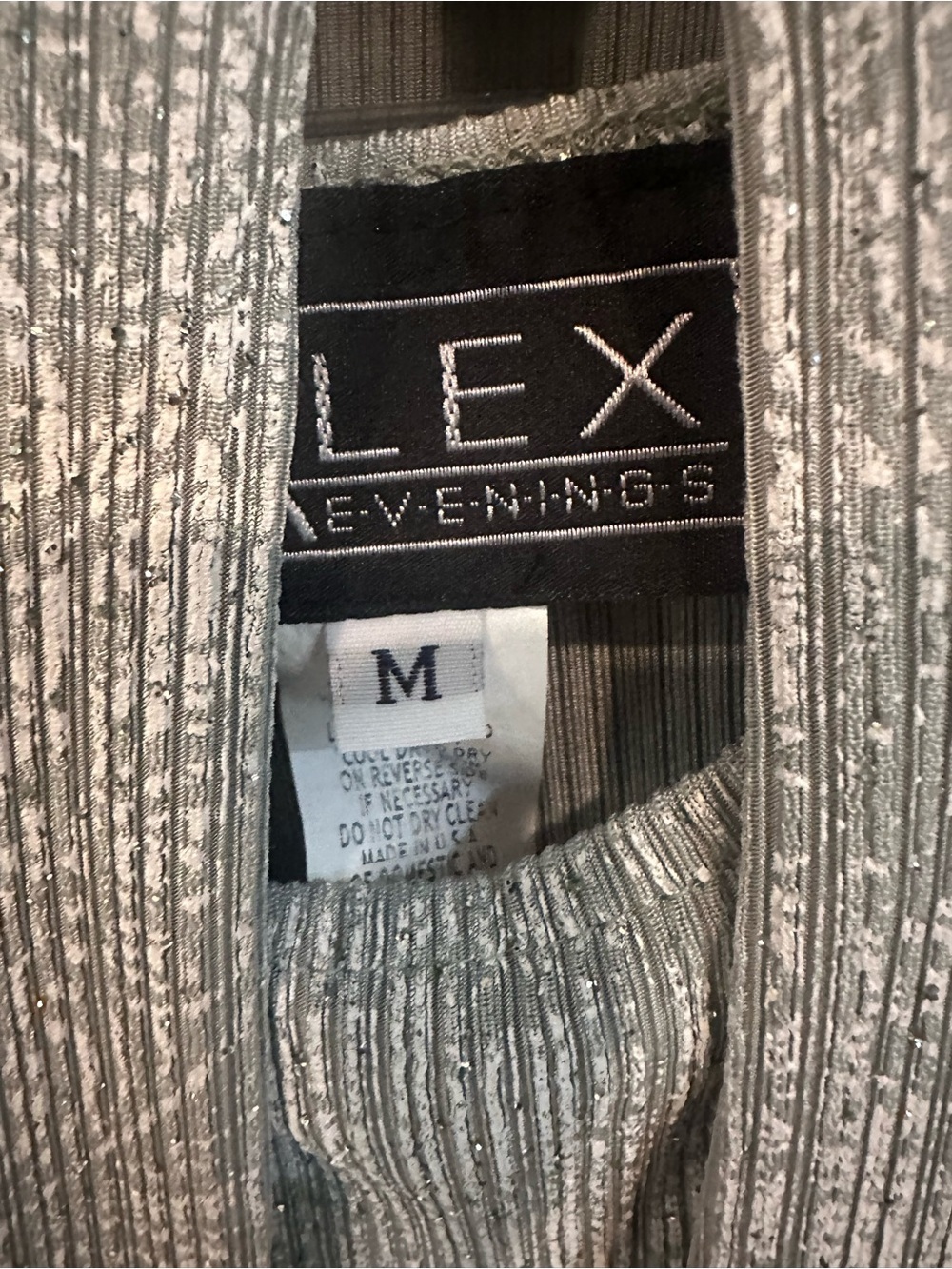 Alex Evenings Sage Metallic Formal 3 Piece Set - Worn Once - Picture 5 of 7